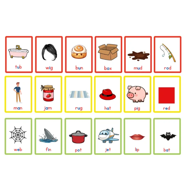 CVC three-part card