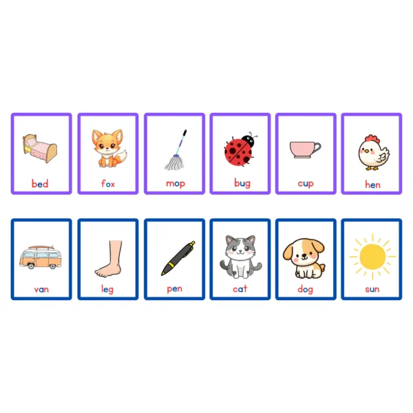 CVC three-part card